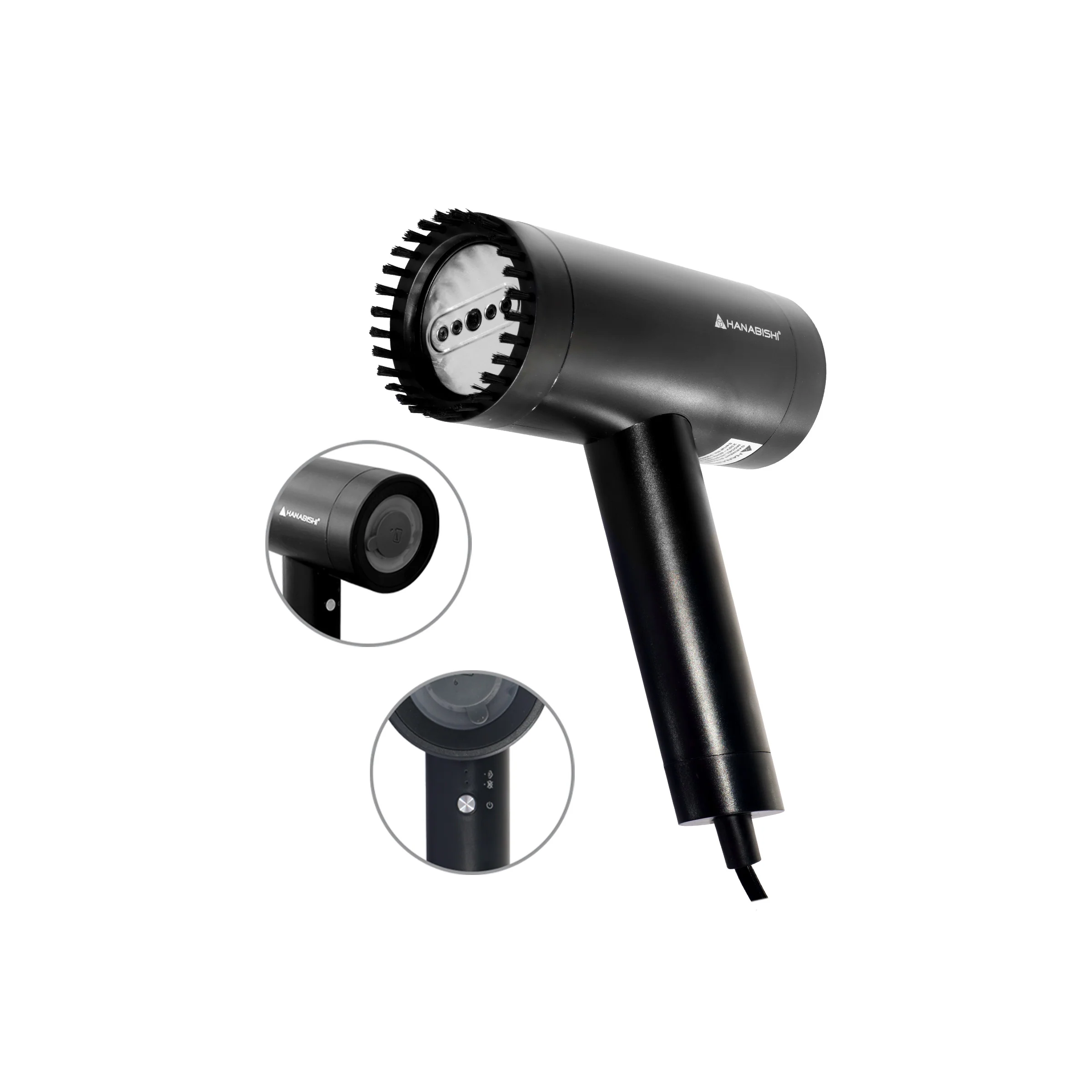 Hanabishi Handheld Garment Steamer MODELS: HI94GSWHT, HI94GSBLK - Image 3