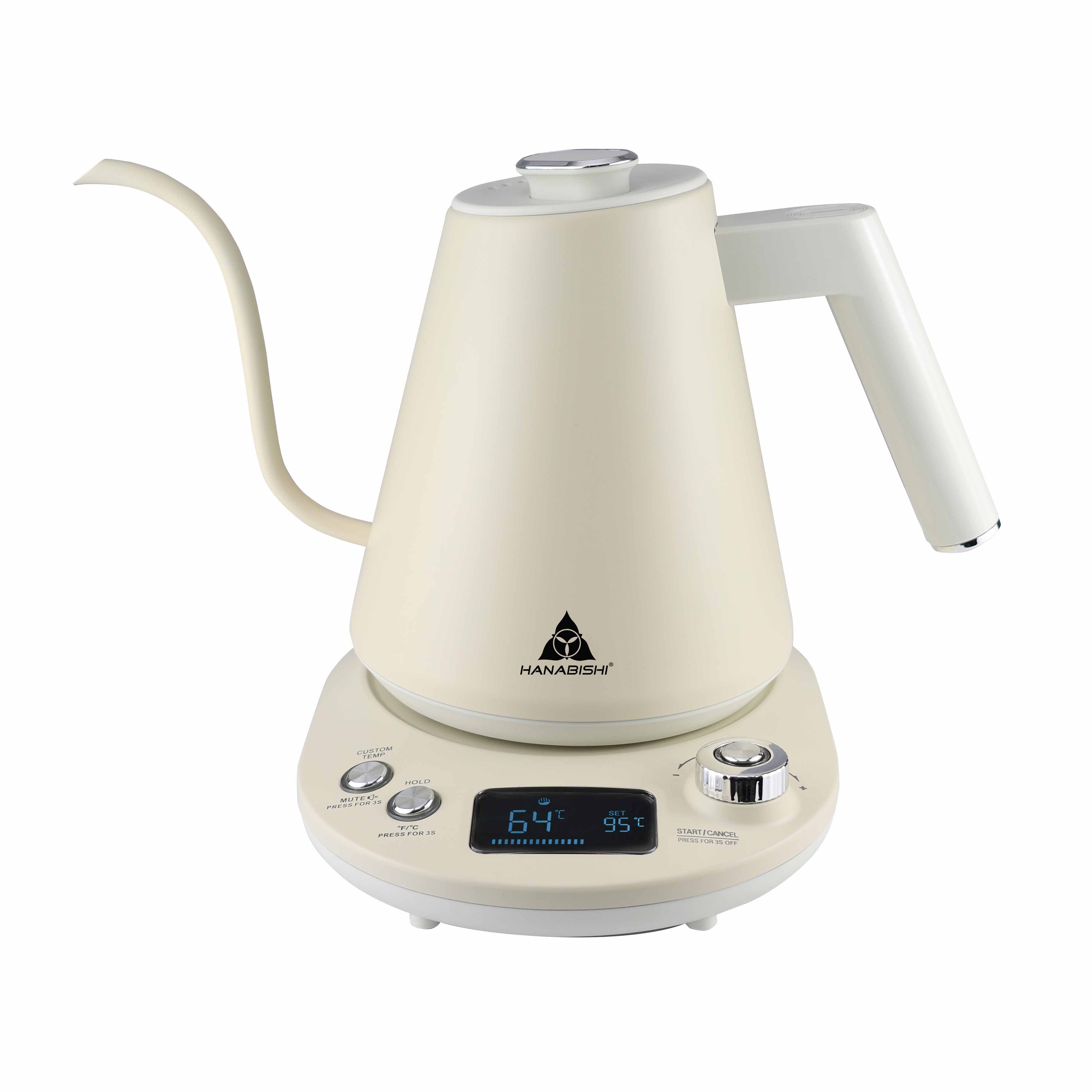 Hanabishi Digital Goose Neck Kettle 1L HWK10GNWHT